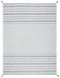 Montauk 214 Hand Woven 100% Cotton Rug Grey / Ivory 100% Cotton MTK214F-8