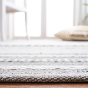 Montauk 215 Hand Woven 100% Cotton Rug Grey / Ivory 100% Cotton MTK215F-5