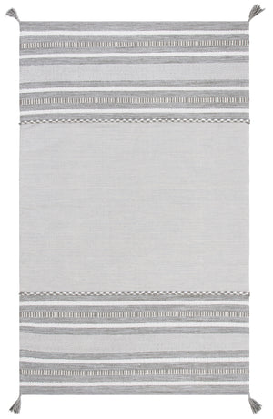 Montauk 215 Hand Woven 100% Cotton Rug Grey / Ivory 100% Cotton MTK215F-5