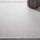 Montauk 215 Hand Woven 100% Cotton Rug Grey / Ivory 100% Cotton MTK215F-6
