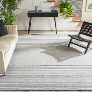 Montauk 215 Hand Woven 100% Cotton Rug Grey / Ivory 100% Cotton MTK215F-8