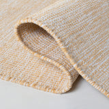 Montauk 250 Contemporary Flat Weave 100% Cotton Pile Rug Gold