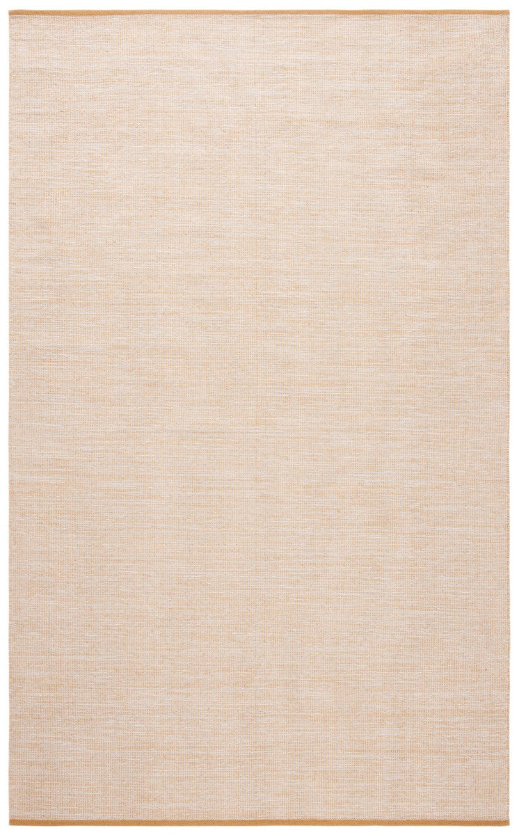 Montauk 250 Contemporary Flat Weave 100% Cotton Pile Rug Gold