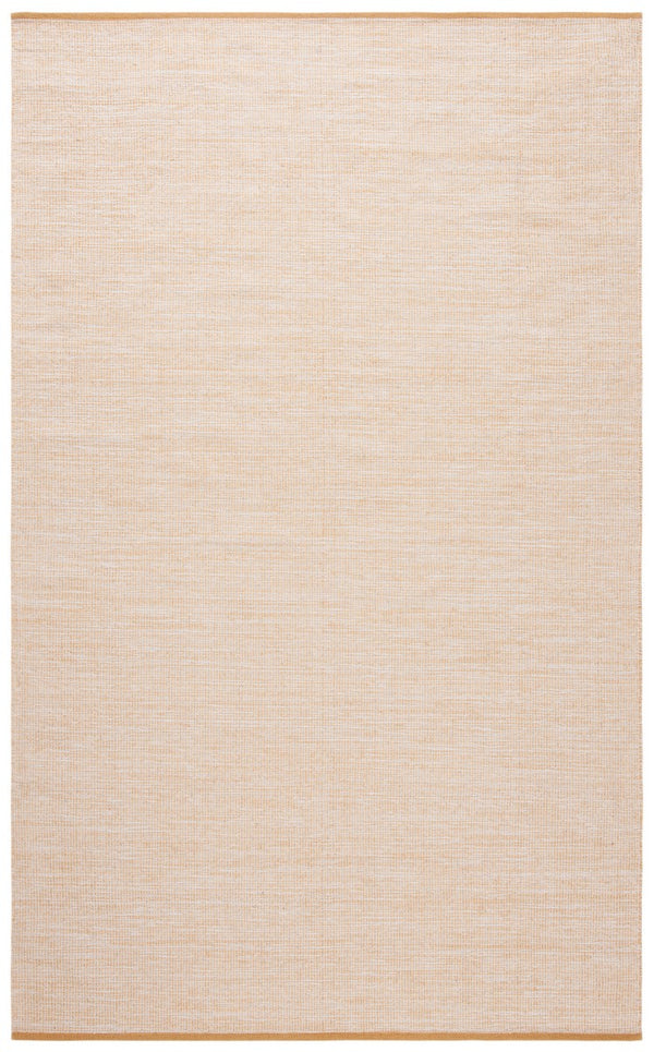 Montauk 250 Contemporary Flat Weave 100% Cotton Pile Rug Gold