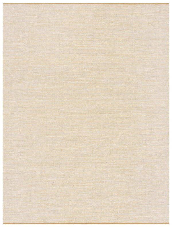 Montauk 250 Contemporary Flat Weave 100% Cotton Pile Rug Gold