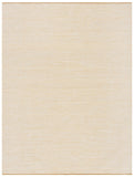 Montauk 250 Contemporary Flat Weave 100% Cotton Pile Rug Gold