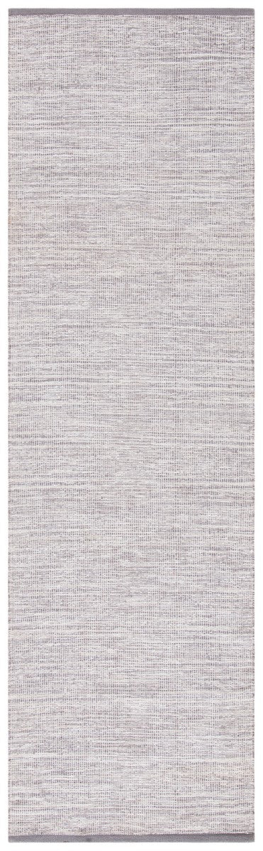 Montauk 250 Contemporary Flat Weave 100% Cotton Pile Rug Silver