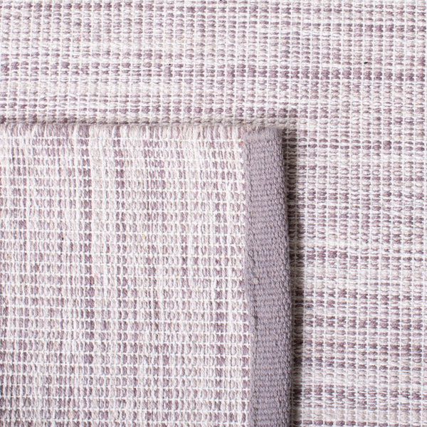 Montauk 250 Contemporary Flat Weave 100% Cotton Pile Rug Silver