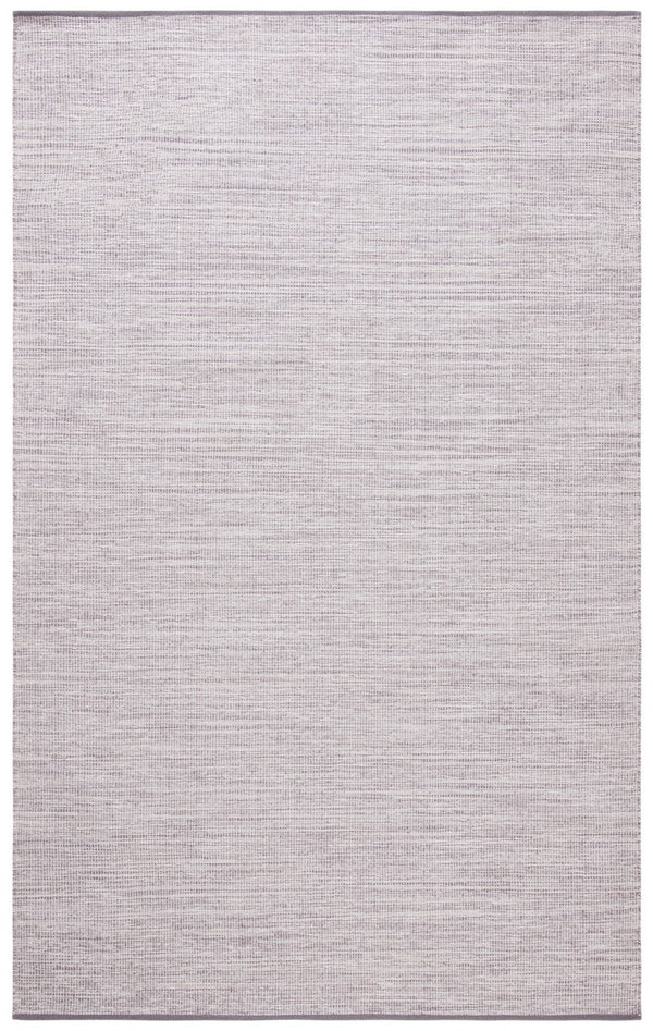 Montauk 250 Contemporary Flat Weave 100% Cotton Pile Rug Silver