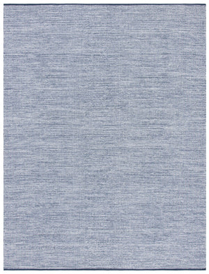Montauk 250 Contemporary Flat Weave 100% Cotton Pile Rug Navy / Blue