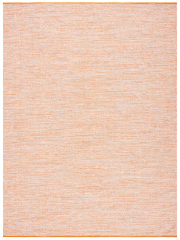 Montauk 250 Contemporary Flat Weave 100% Cotton Pile Rug Orange