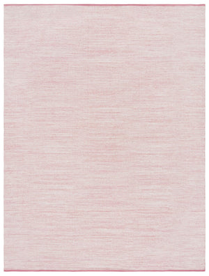 Montauk 250 Contemporary Flat Weave 100% Cotton Pile Rug Pink / Fuchsia