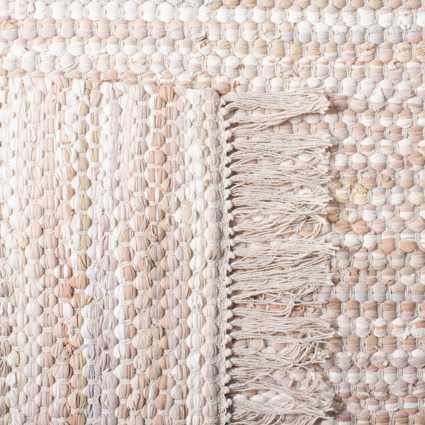 Montauk 251 Contemporary Flat Weave 100% Recycled Cotton Chindi Rug Beige