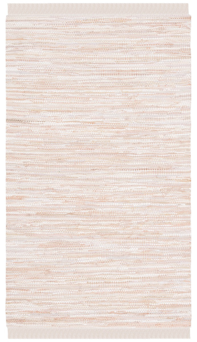 Montauk 251 Contemporary Flat Weave 100% Recycled Cotton Chindi Rug Beige