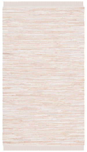Montauk 251 Contemporary Flat Weave 100% Recycled Cotton Chindi Rug Beige
