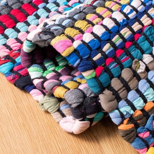 Safavieh Montauk 251 Flat Weave Recycled Cotton Chindi Contemporary Rug MTK251Z-9