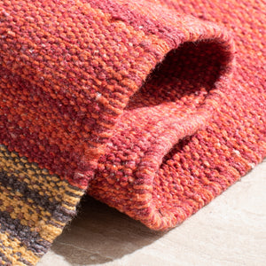 Montauk 552 Hand Weaved 100% Cotton Rug Blue / Red 100% COTTON MTK552A-5