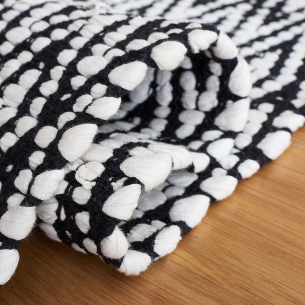 Montauk Hand Woven Rug in Durable Polyester and Cotton for a Cozy, Stylish Home Décor Upgrade