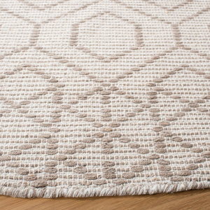 Montauk 652 Handloomed 100% Cotton Bohemian Rug Brown / Beige 100% COTTON MTK652T-6R