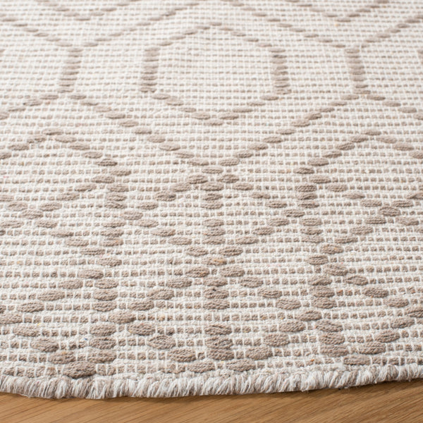 Montauk 652 Handloomed 100% Cotton Bohemian Rug Brown / Beige 100% COTTON MTK652T-6R