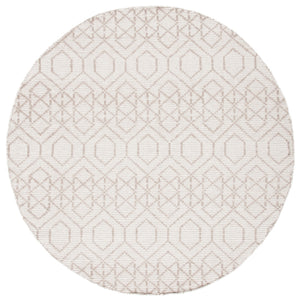 Montauk 652 Handloomed 100% Cotton Bohemian Rug Brown / Beige 100% COTTON MTK652T-6R