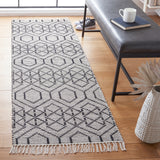 Montauk 652 Handloomed 100% Cotton Bohemian Rug Black / Beige 100% COTTON MTK652Z-27