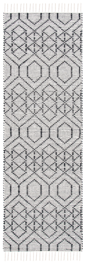 Montauk 652 Handloomed 100% Cotton Bohemian Rug Black / Beige 100% COTTON MTK652Z-27