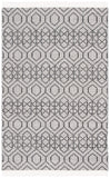 Montauk 652 Handloomed 100% Cotton Bohemian Rug Black / Beige 100% COTTON MTK652Z-5