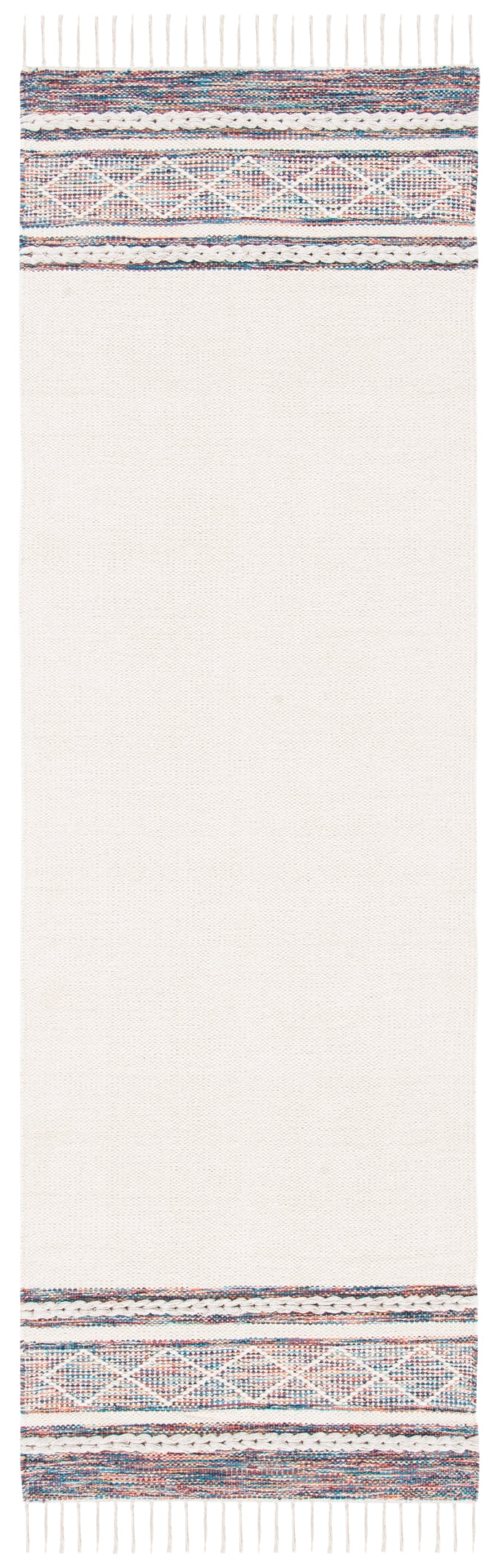 Montauk 653 Handloomed 100% Cotton Bohemian Rug Beige / Blue 100% COTTON MTK653B-27