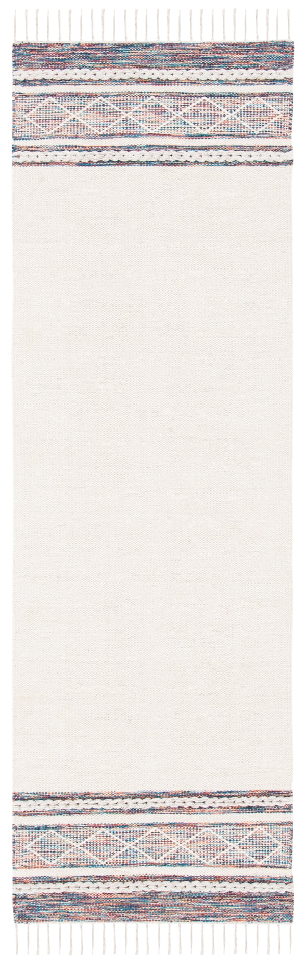 Montauk 653 Handloomed 100% Cotton Bohemian Rug Beige / Blue 100% COTTON MTK653B-27