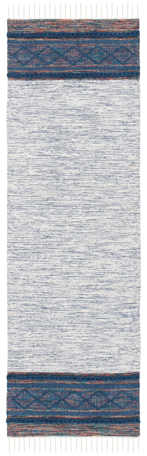 Montauk 653 Handloomed 100% Cotton Bohemian Rug Navy / Beige 100% COTTON MTK653N-27