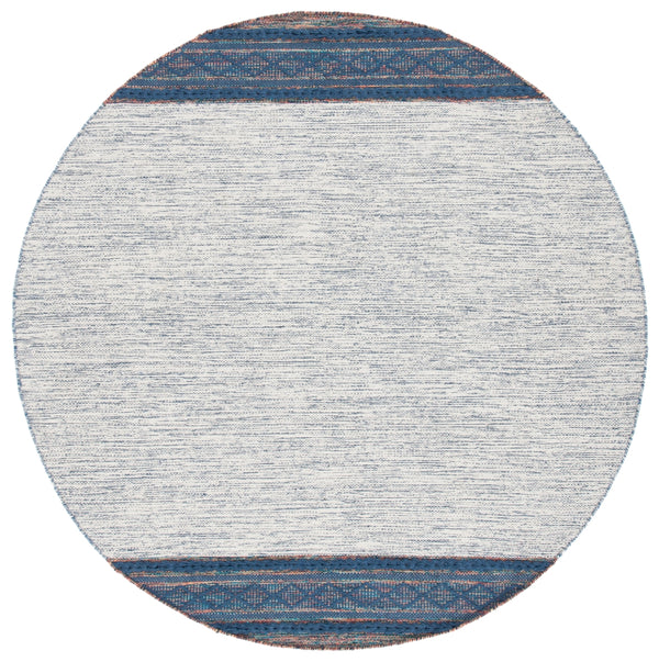Montauk 653 Handloomed 100% Cotton Bohemian Rug Navy / Beige 100% COTTON MTK653N-6R
