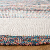 Montauk 654 Handloomed 100% Cotton Bohemian Rug Beige / Blue 100% COTTON MTK654B-6R