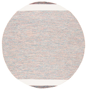 Montauk 654 Handloomed 100% Cotton Bohemian Rug Beige / Blue 100% COTTON MTK654B-6R