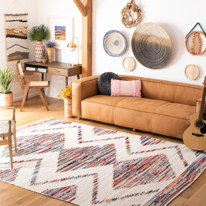 Montauk Flat Weave Rug - Stylish Polyester and Cotton Blend with Low Pile Height for Cozy Comfort