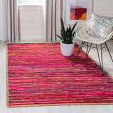 Safavieh Montauk 960 Hand Woven Cotton and Jute Rug MTK960Q-3