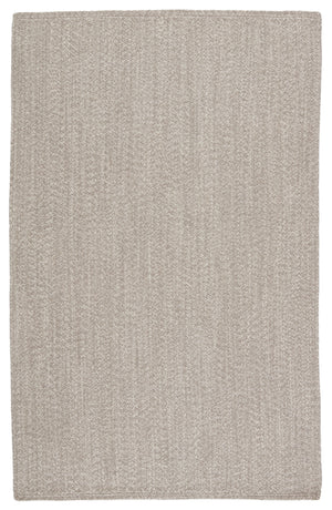 Jaipur Living Dumont Indoor/ Outdoor Solid Light Gray Area Rug (10'X14')