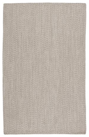 Jaipur Living Dumont Indoor/ Outdoor Solid Light Gray Area Rug (10'X14')