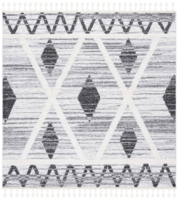 Safavieh Moroccan Tassel Shag 642 Power Loomed Polypropylene Pile Shag & Flokati Rug MTS642F-7SQ