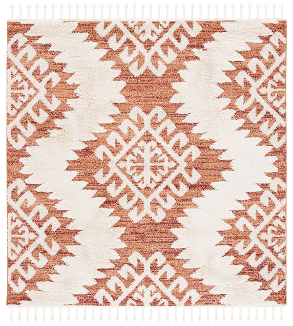 Safavieh Moroccan Tassel Shag 652 Power Loomed Polypropylene Pile Shag & Flokati Rug MTS652P-7SQ