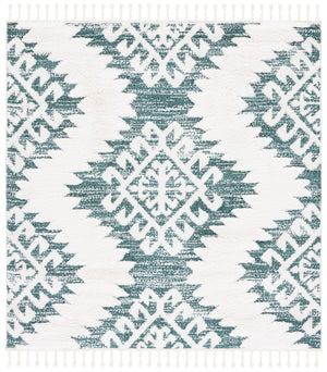 Safavieh Moroccan Tassel Shag 652 Power Loomed Polypropylene Pile Shag & Flokati Rug MTS652Y-7SQ