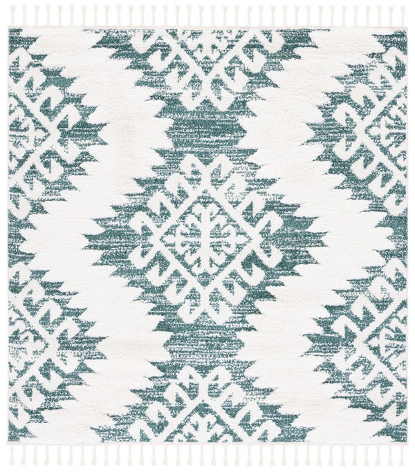 Safavieh Moroccan Tassel Shag 652 Power Loomed Polypropylene Pile Shag & Flokati Rug MTS652Y-7SQ