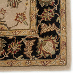 Jaipur Living Selene Handmade Floral Beige/ Black Area Rug (12'X15')