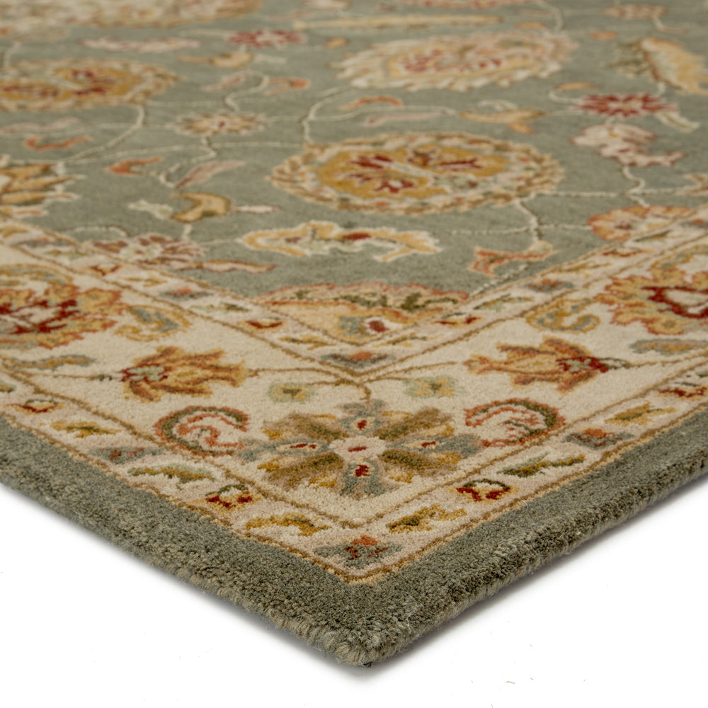 Jaipur Living Callisto Handmade Floral Green/ Beige Area Rug (10'X14')
