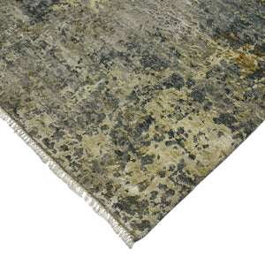 AMER Rugs Mystique MYS-10 Hand-Knotted Abstract Modern & Contemporary Area Rug Beige 12' x 15'