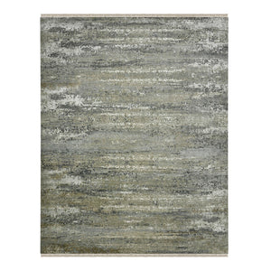 AMER Rugs Mystique MYS-12 Hand-Knotted Abstract Modern & Contemporary Area Rug Stone Gray 12' x 15'