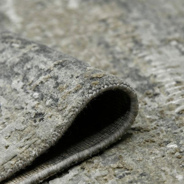 AMER Rugs Mystique MYS-12 Hand-Knotted Abstract Modern & Contemporary Area Rug Stone Gray 12' x 15'