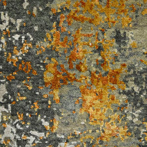 AMER Rugs Mystique MYS-14 Hand-Knotted Abstract Modern & Contemporary Area Rug Orange 12' x 15'