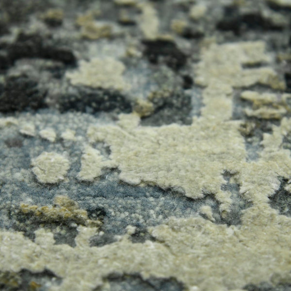 AMER Rugs Mystique MYS-23 Hand-Knotted Abstract Modern & Contemporary Area Rug Gray/Blue 12' x 15'