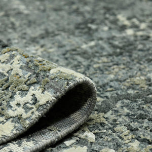 AMER Rugs Mystique MYS-23 Hand-Knotted Abstract Modern & Contemporary Area Rug Gray/Blue 12' x 15'